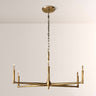 Logan Forged Round Chandelier 48"