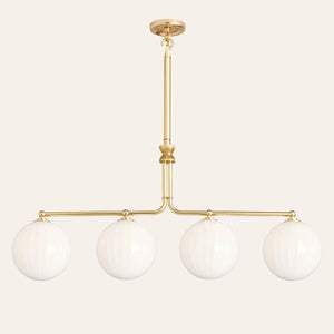 Enzo 42" Glass Linear Chandelier