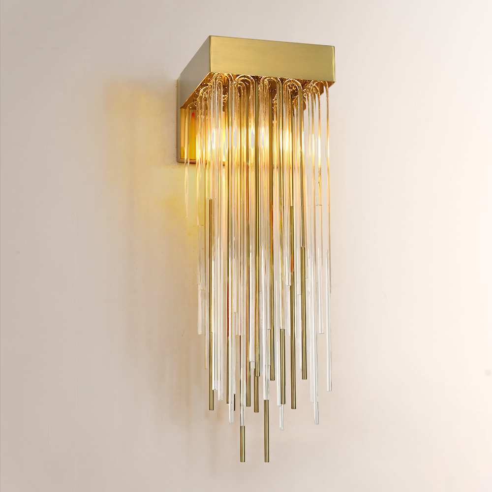 Fall Tube Sconce 22"H