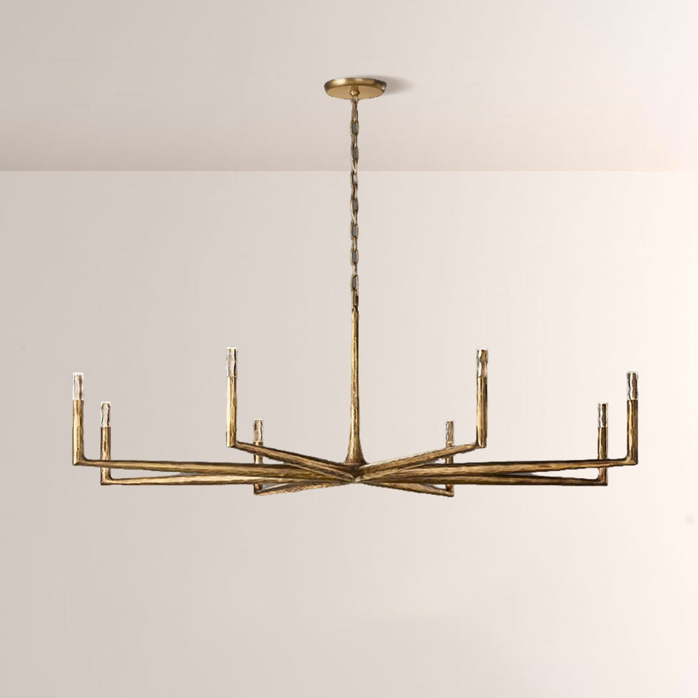 Logan Forged Round Chandelier 72"