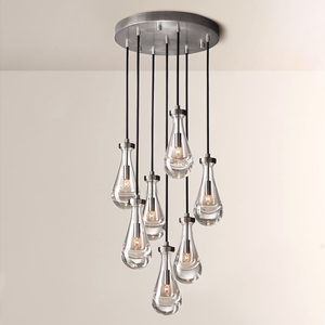 Raindrop Round Chandelier 18"