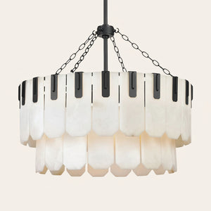 Nadia Alabaster Chandelier 30" 41"