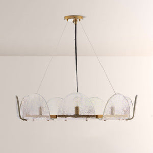 Mendez Glass Round Chandelier