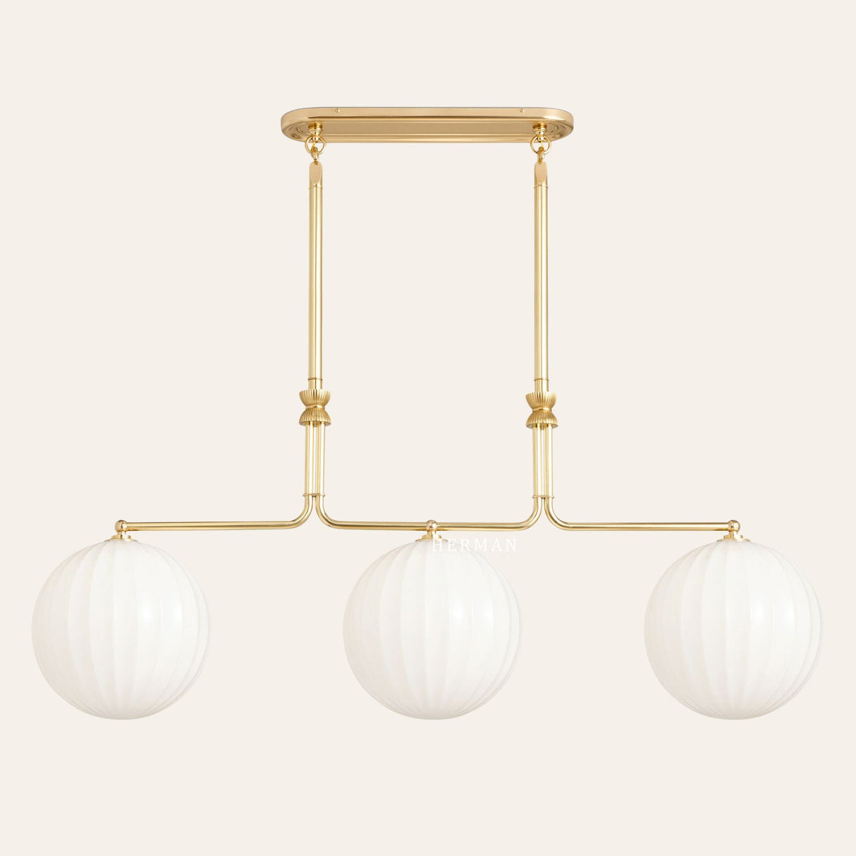Enzo 60" 3-Light Linear Chandelier
