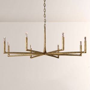 Logan Forged Round Chandelier 60"