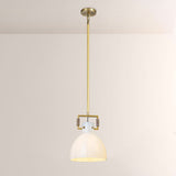 Aidas Milk Glass Cloche Pendant