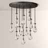 Raindrop Round Chandelier 36"