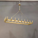 Camia Candelabra Rectangle Chandelier<41"-52">