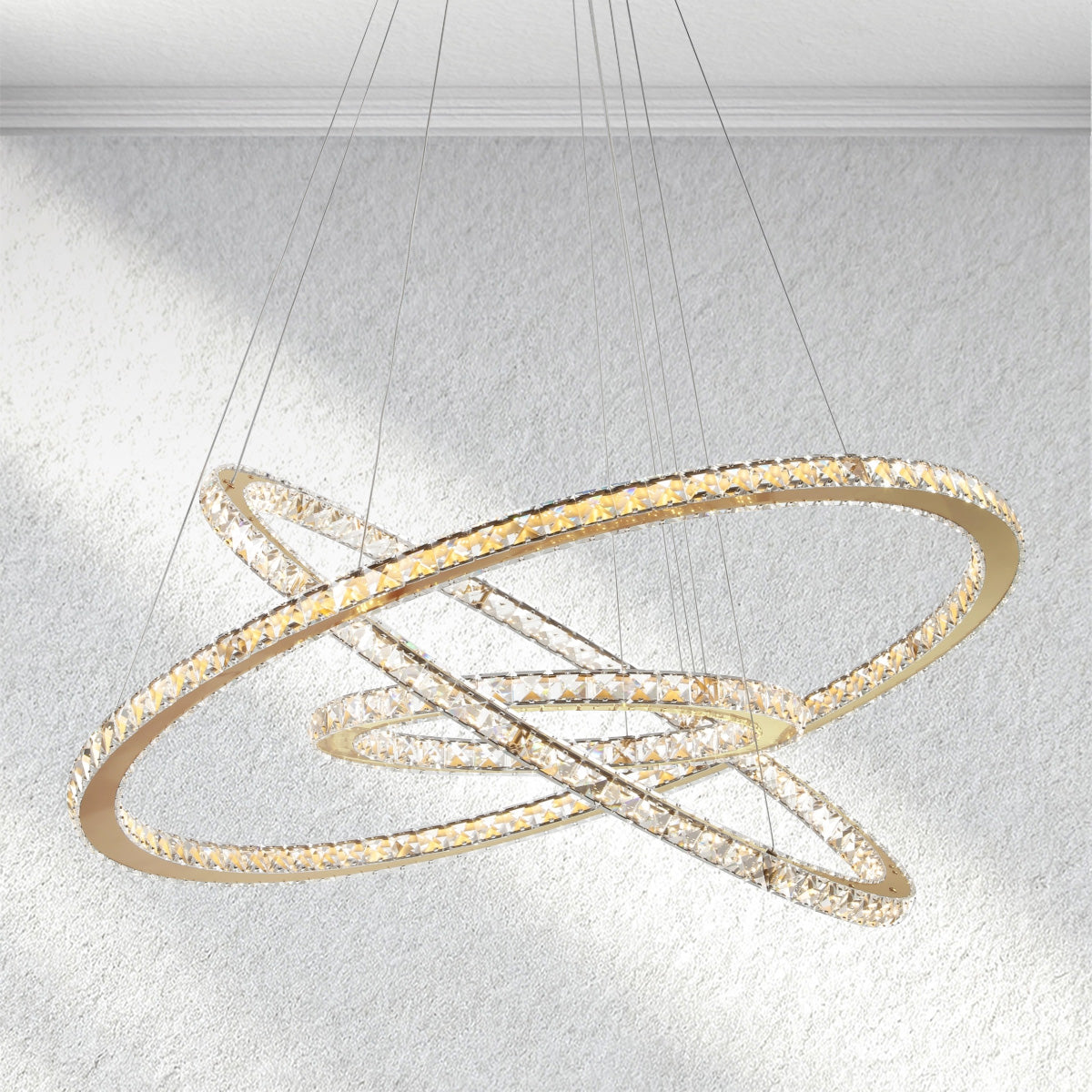Furnviro Lumevia 3-Round Chandelier