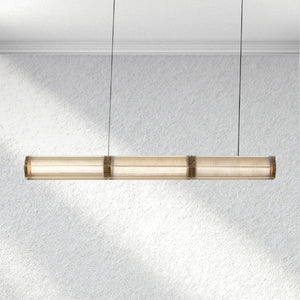 Furnviro Sunleaf Linear Chandelier