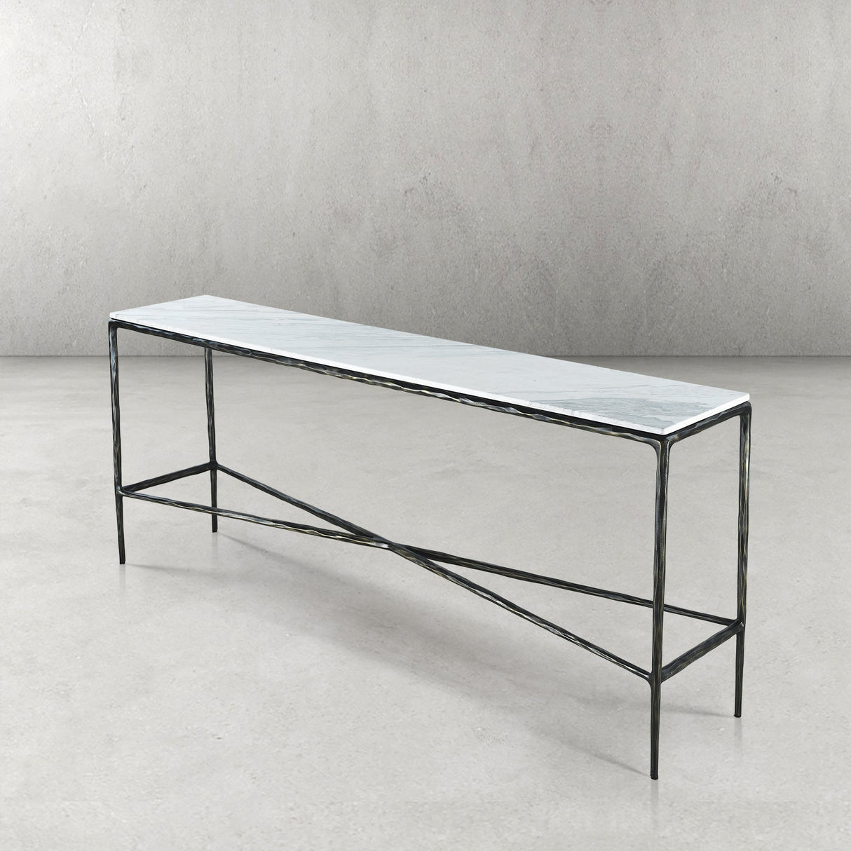 Thaddeus Marble Console Table 48"W,60"W,72"W