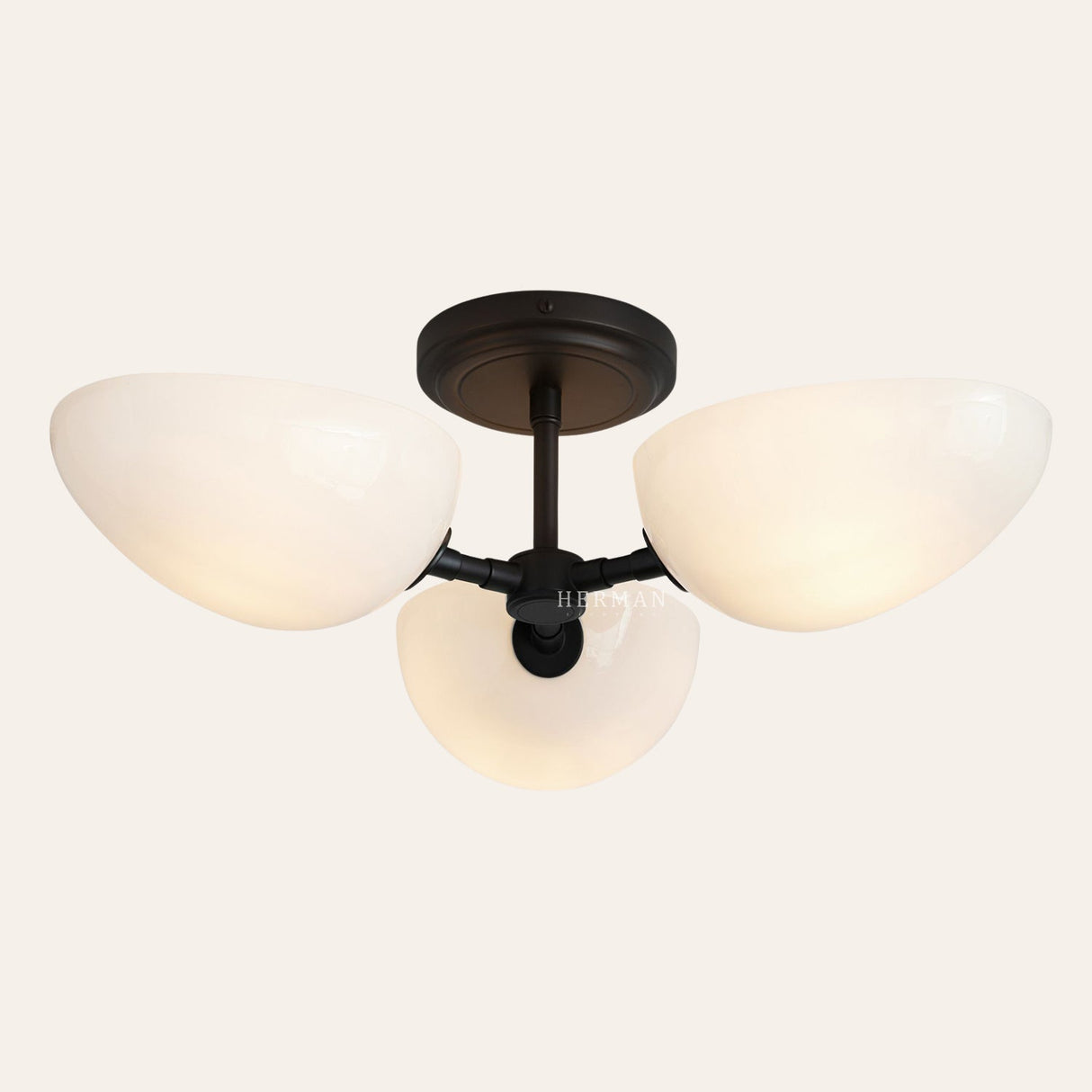 Argus Glass Semi-Flush Mount