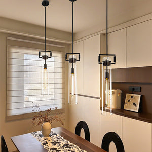 Aisha Glass Cylinder Pendant