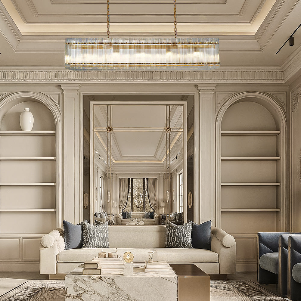 Fiona Rectangular Chandelier 54"