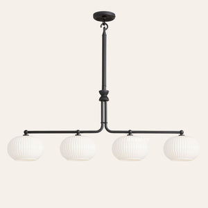 Enzo 42" Glass Linear Chandelier