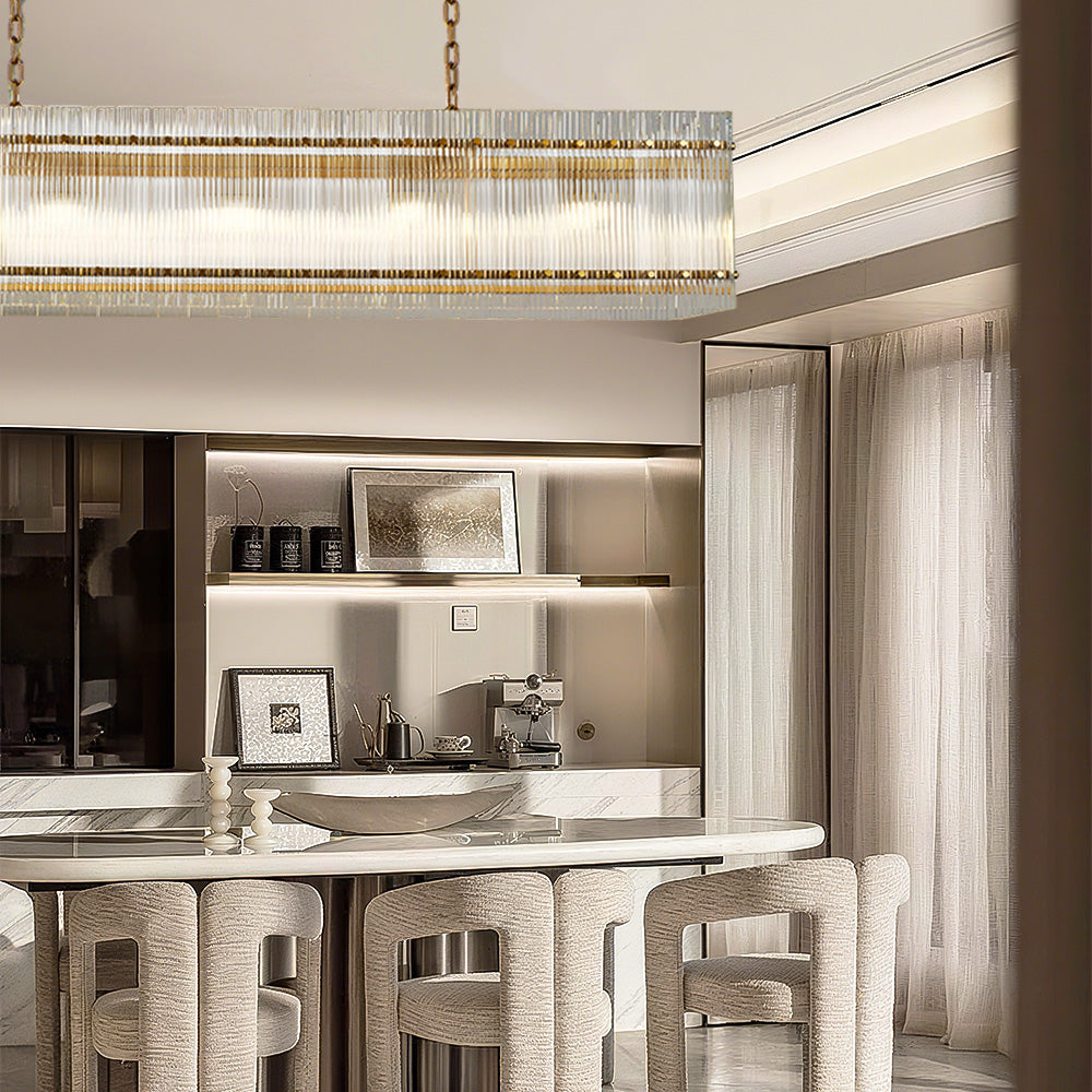 Fiona Rectangular Chandelier 54"