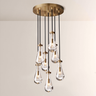 Raindrop Round Chandelier 18"