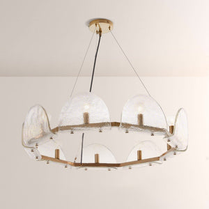 Mendez Glass Round Chandelier