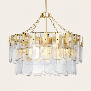 Nadia Glass Chandelier 30" 41"