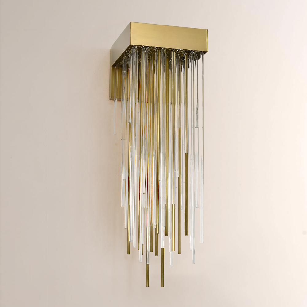 Fall Tube Sconce 22"H
