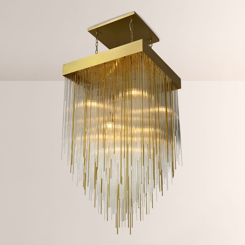 Fall Square Chandelier 30"
