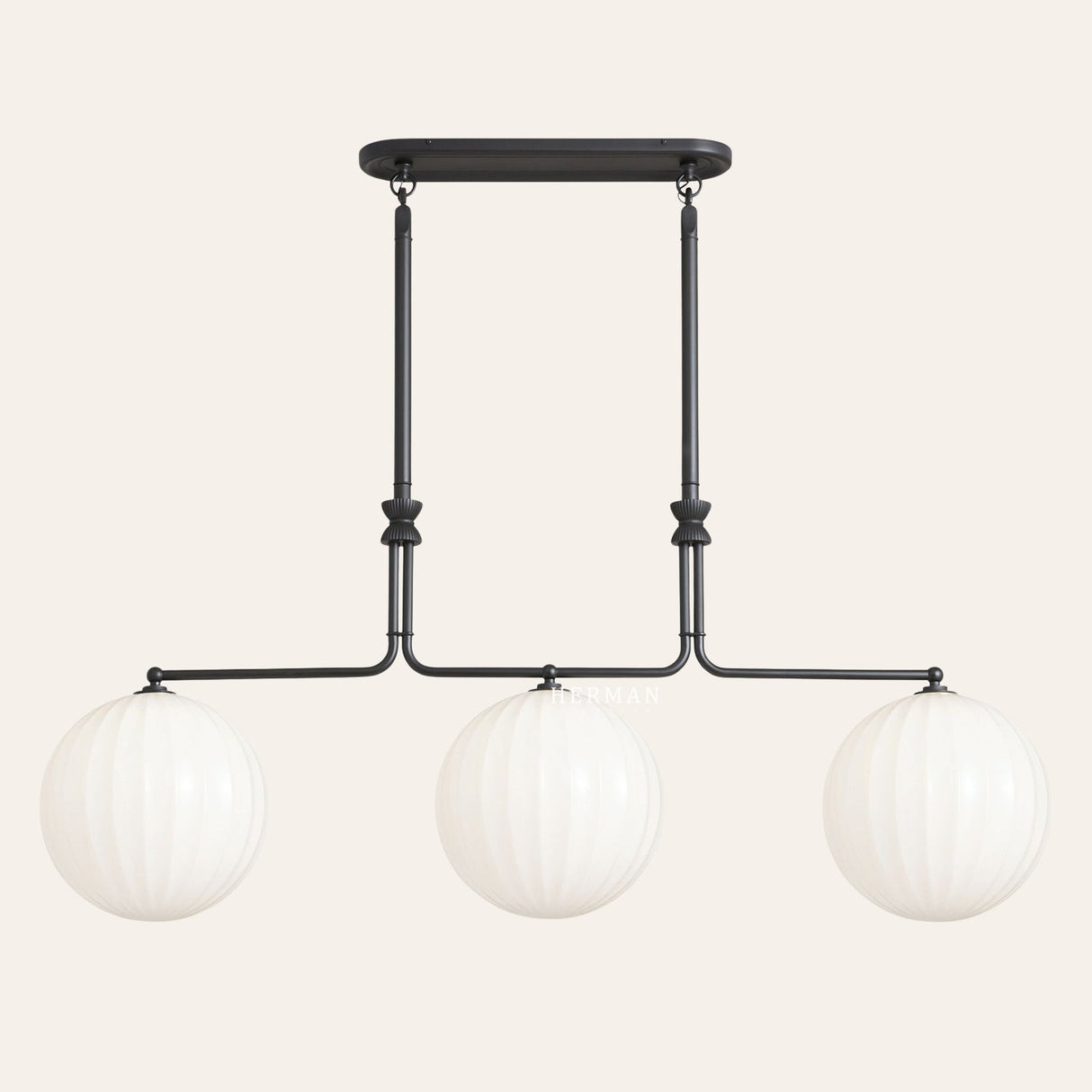 Enzo 60" 3-Light Linear Chandelier