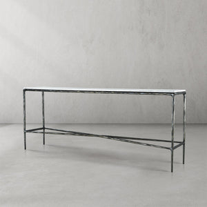 Thaddeus Marble Console Table 48"W,60"W,72"W