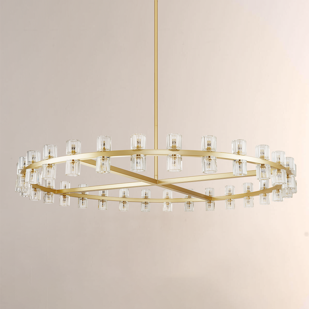 Tara Led Round Chandelier 60"