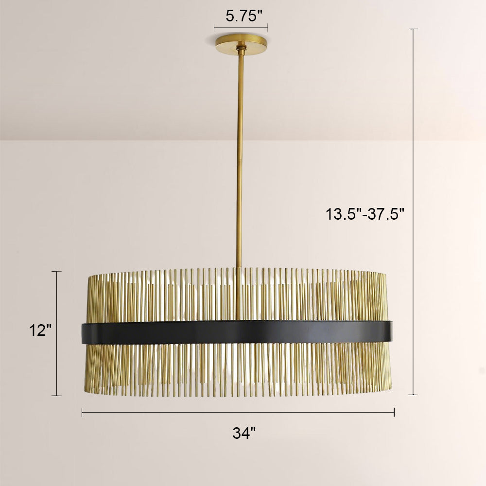 Hozier Brass Chandelier