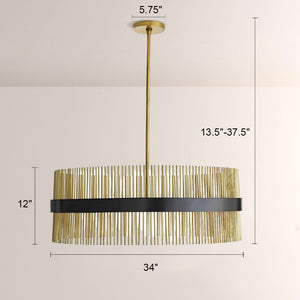 Hozier Brass Chandelier