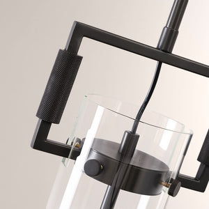 Aisha Glass Cylinder Pendant