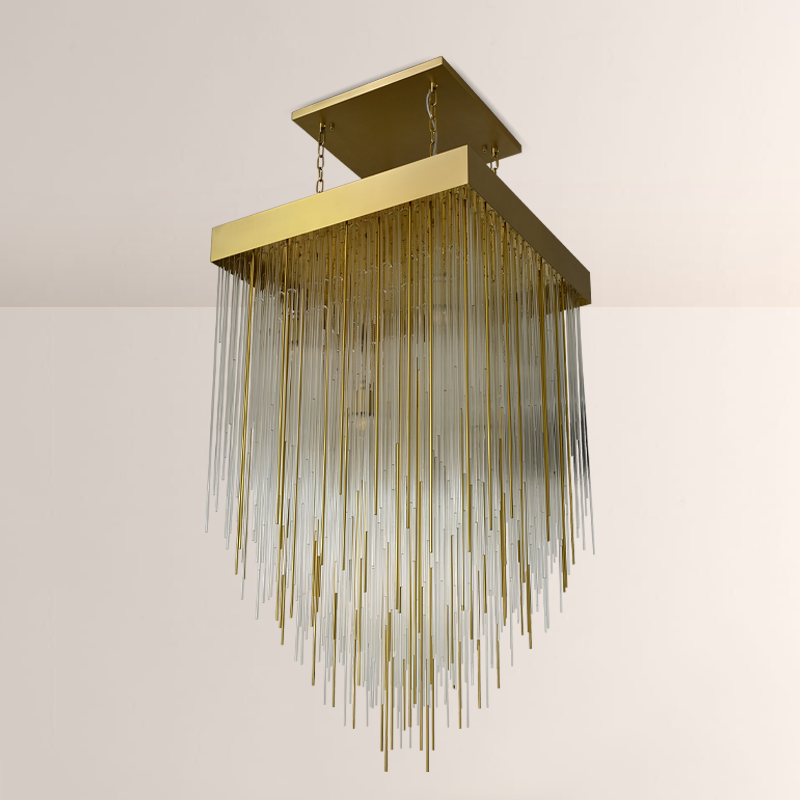 Fall Square Chandelier 30"