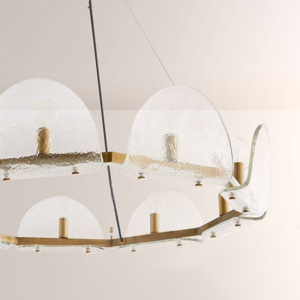 Mendez Glass Round Chandelier