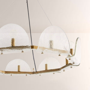 Mendez Glass Round Chandelier