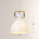 Aidas Milk Glass Cloche Pendant