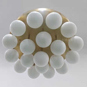Alabaster Semi Flush Mount