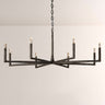 Logan Forged Round Chandelier 60"