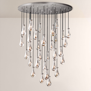 Raindrop Round Chandelier 60"