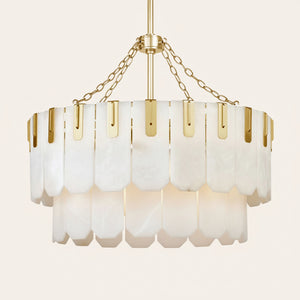 Nadia Alabaster Chandelier 30" 41"