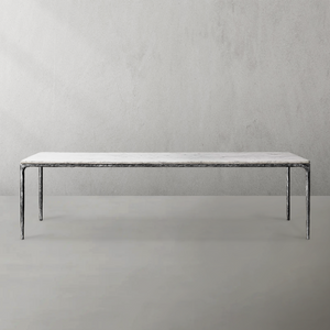 Thaddeus Marble Rectangular Dining Table