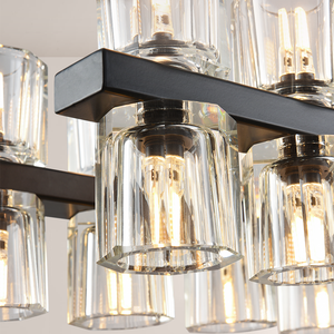 Tara Led Rectangular Chandelier 54"