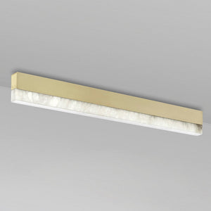 Artes Ceiling Mounted Alabaster Bathroom Light