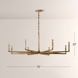 Logan Forged Round Chandelier 72"