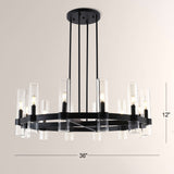 Tara Led Round Chandelier 36"