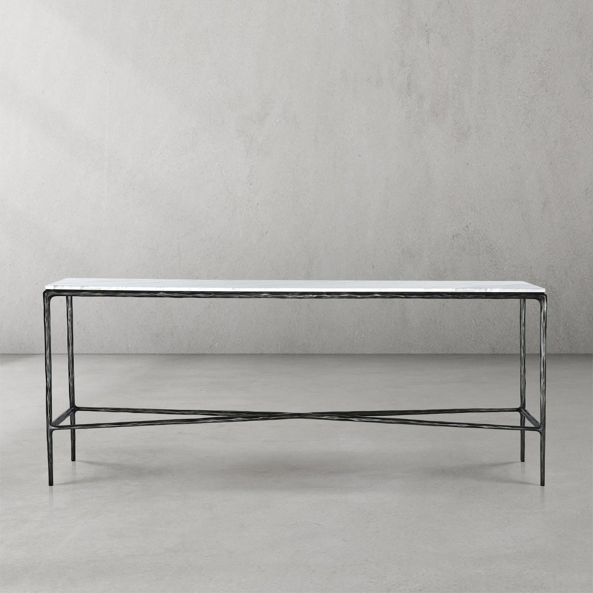 Thaddeus Marble Console Table 48"W,60"W,72"W