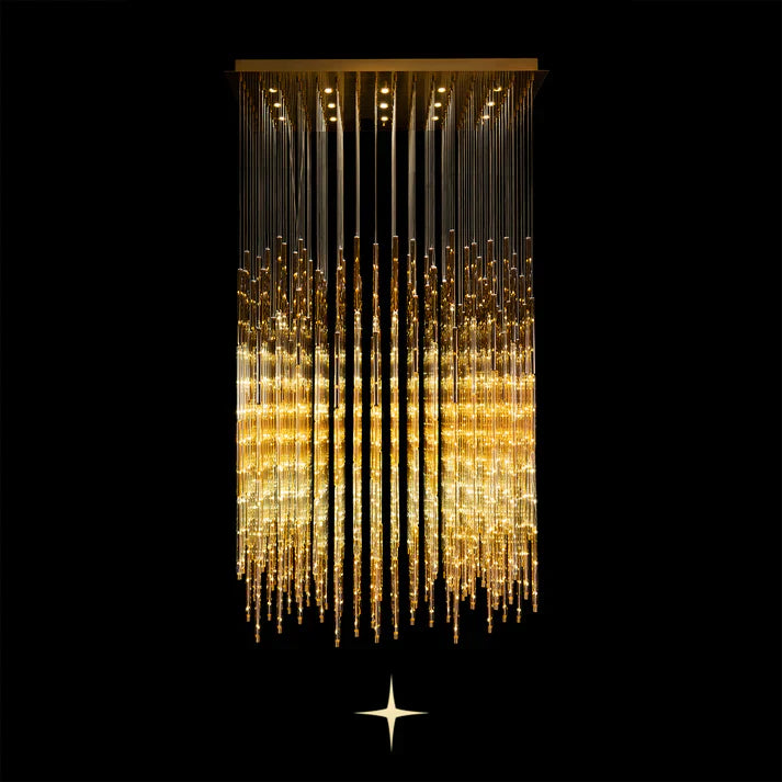 Echo Layered Rectangular Chandelier