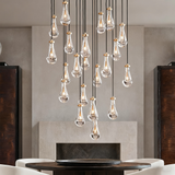 Raindrop Round Chandelier 47"
