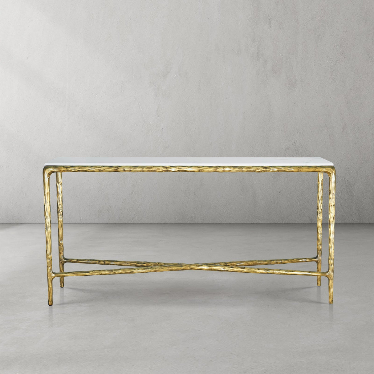 Thaddeus Marble Console Table 48"W,60"W,72"W