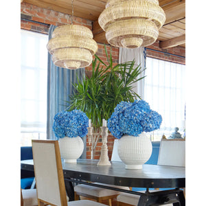 Antibes 3-Tiered Rattan Chandelier
