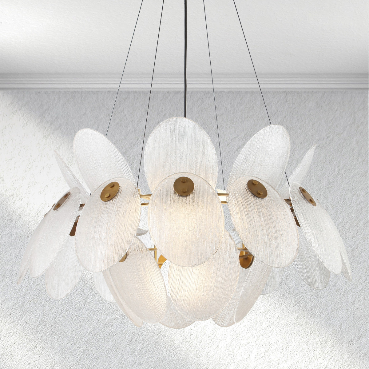 Furnviro Snow Chandelier